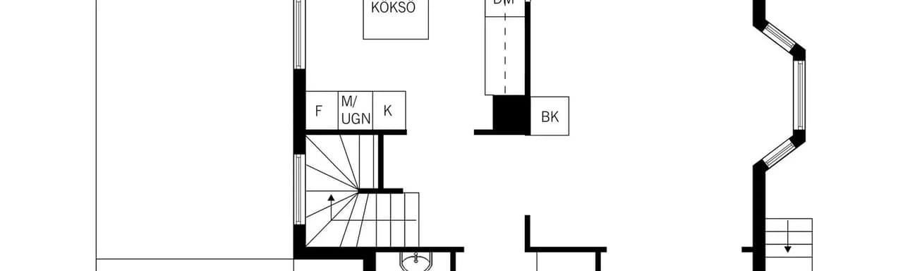 Planritning för Stambanevägen 64