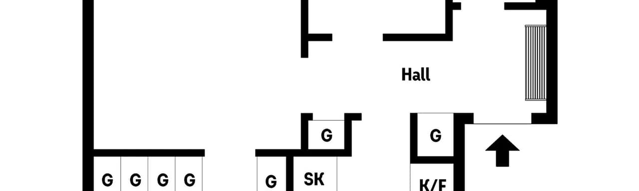 Floor plan for Stabbegatan 18
