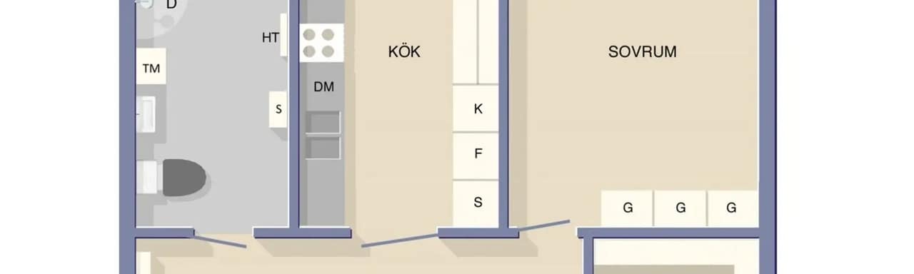 Floor plan for Vårbergsvägen 179B