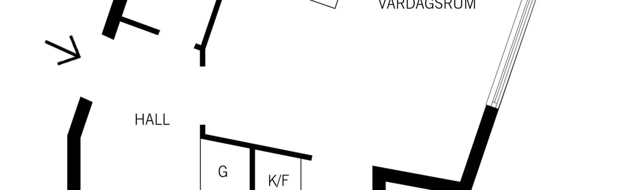 Planritning för Doktor Widerströms gata 36