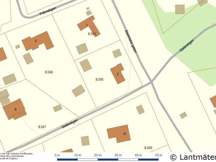 Planritning för Galärstigen 2