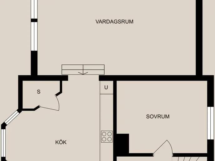 Planritning för Smedstugugatan 23A