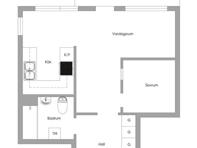 Floor plan for Serenadvägen 34