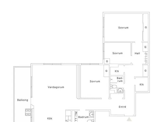 Floor plan for Tollareslingan 20