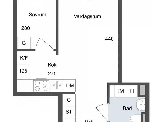 Floor plan for Sandstuguvägen 26
