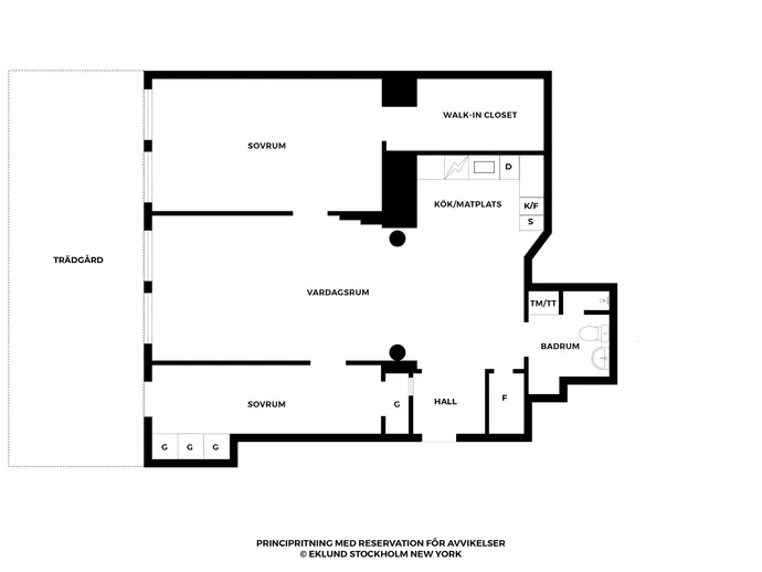 Floor plan for Fridhemsgatan 64A