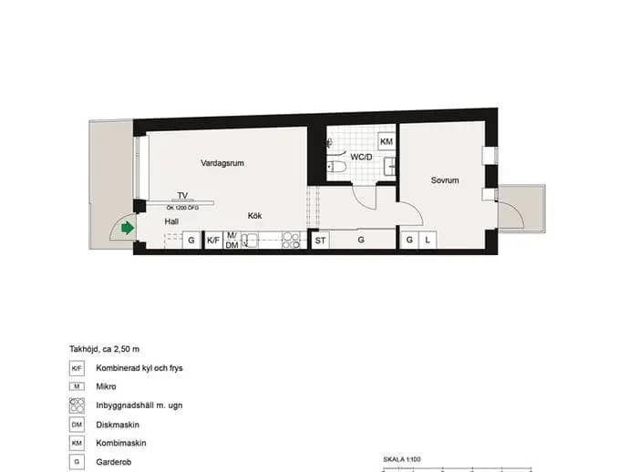 Floor plan for Stationsvägen 52