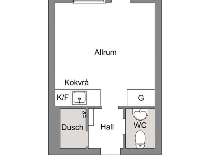 Floor plan for Jönåkersvägen 5