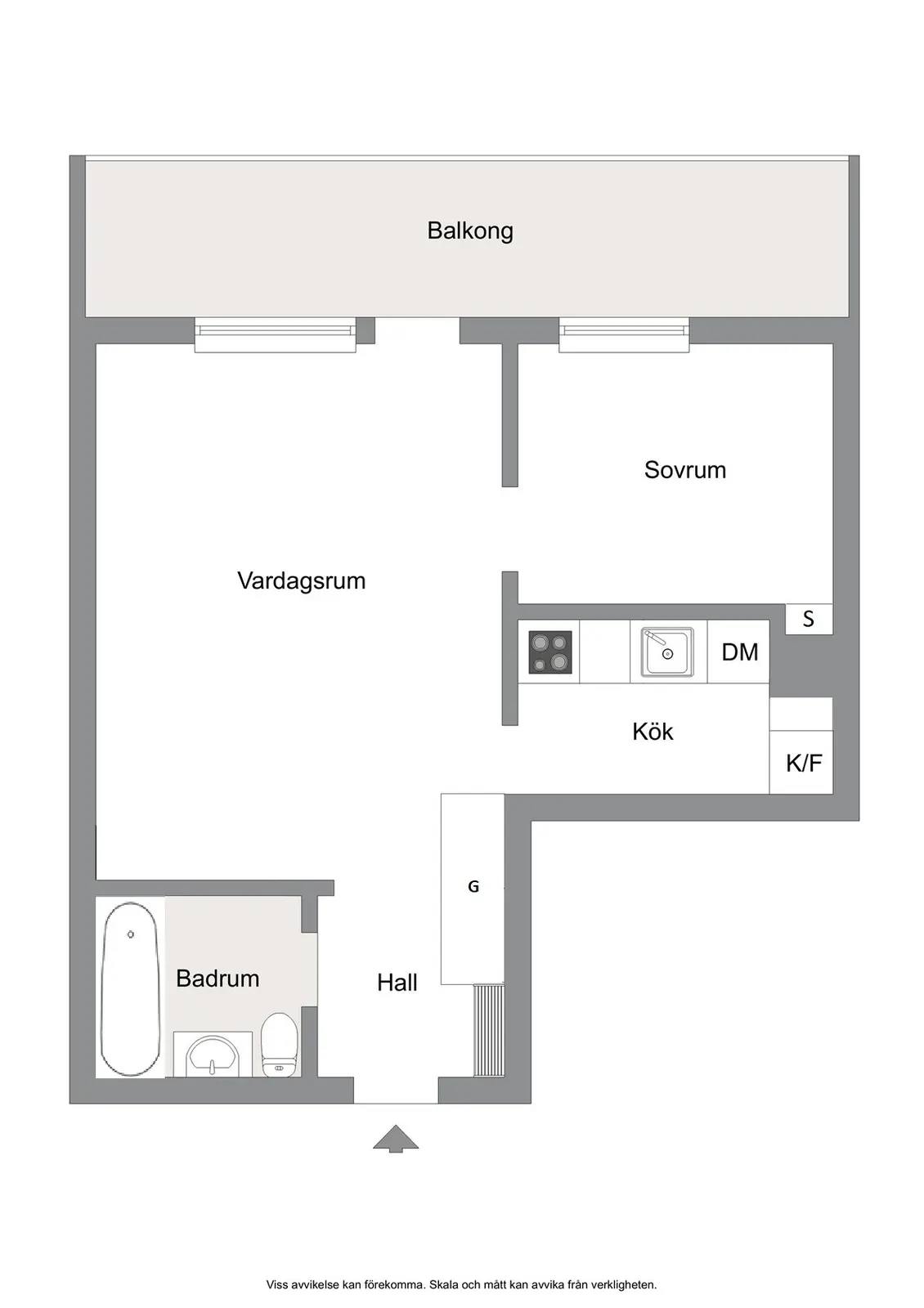 Floor plan for Mörbylund 11B
