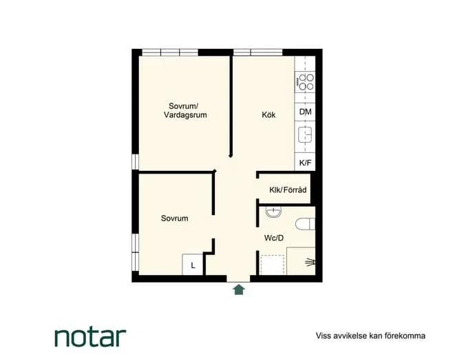 Floor plan for Björkhagsvägen 71C