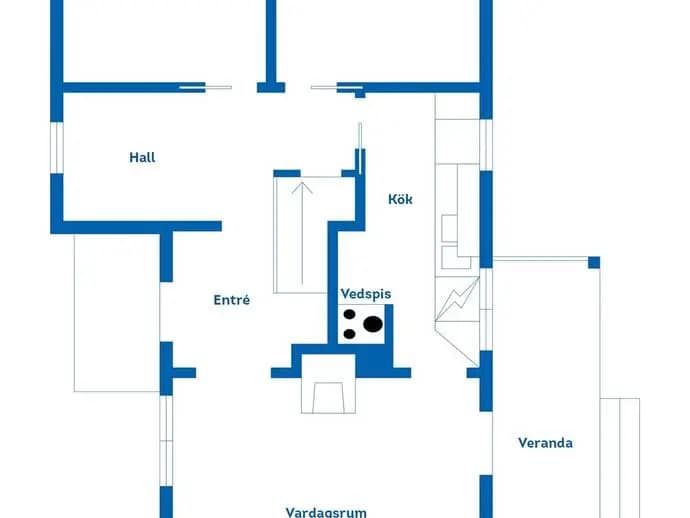 Floor plan for Lilla Örsätter