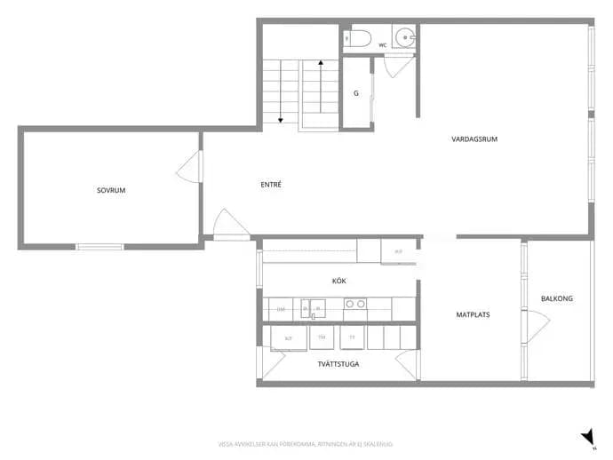 Floor plan for Ättehögsvägen 47