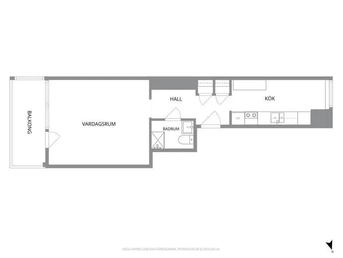 Floor plan for Sallerupsvägen 26C