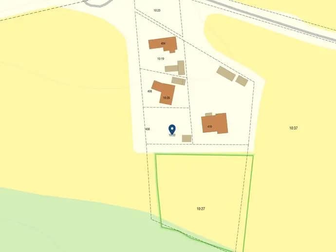 Planritning för Hågavägen 408