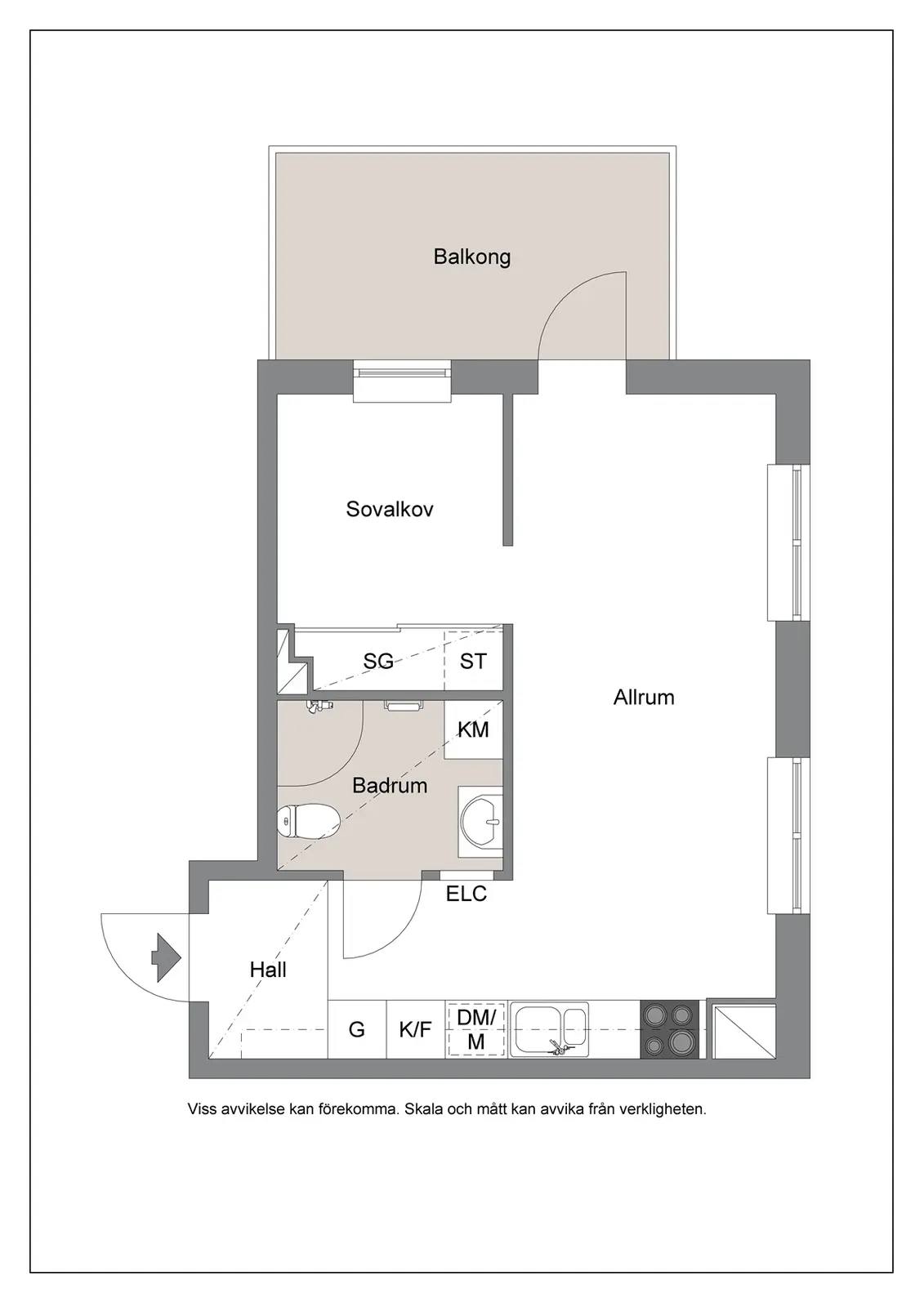 Planritning för Grenvägen 6