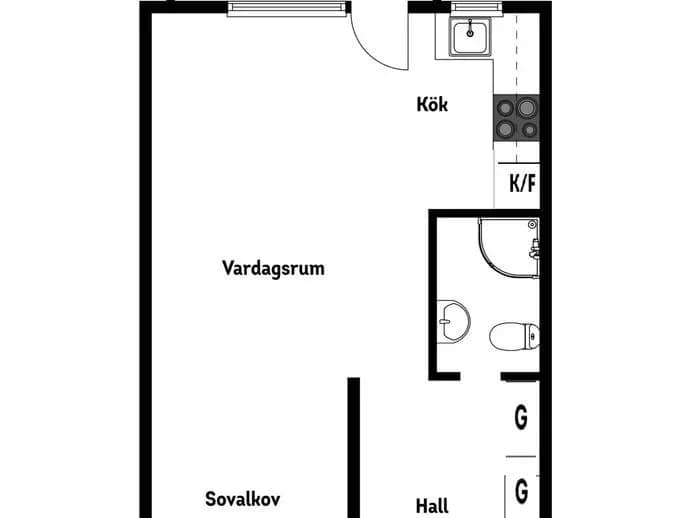 Planritning för Frihetsvägen 7