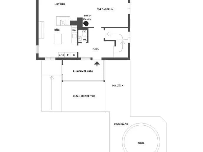 Floor plan for Vallbygatan 3