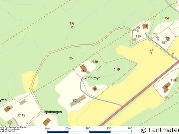 Planritning för Kavlanda 198