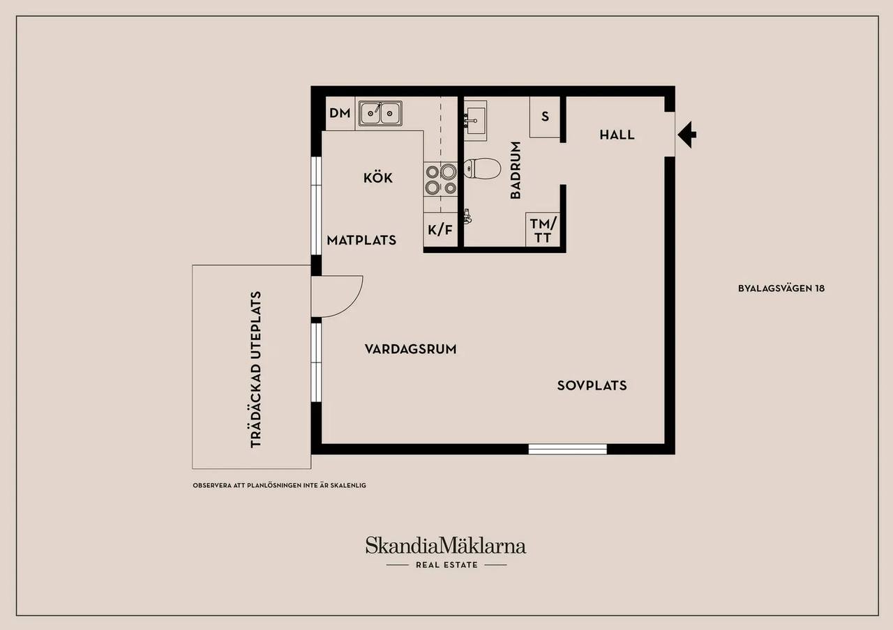 Floor plan for Byalagsvägen 18