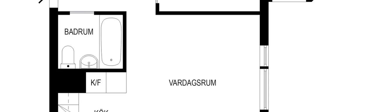 Planritning för Mjölnerbacken 14