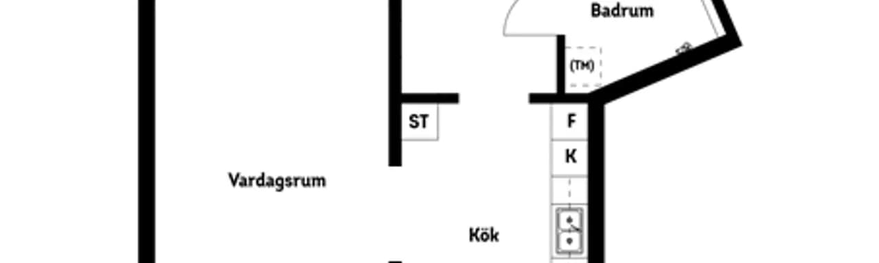 Planritning för Ekedalsvägen 13C