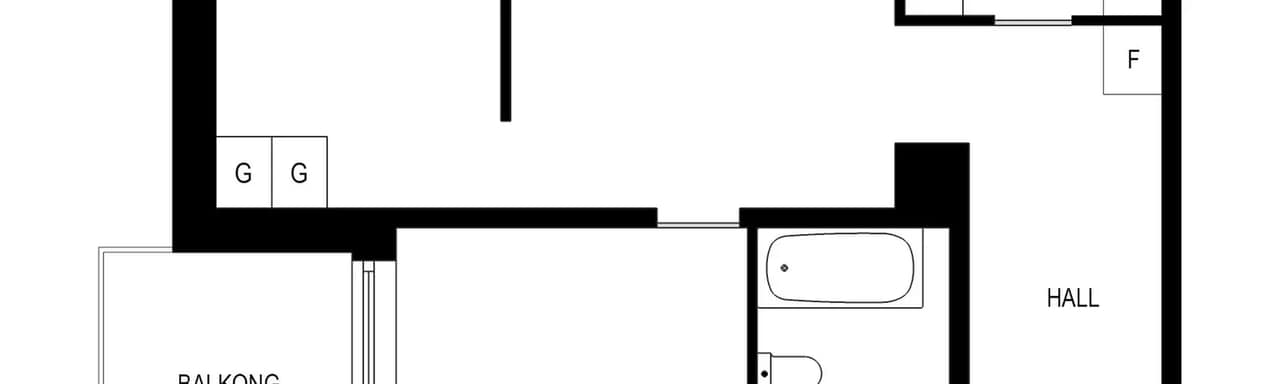 Planritning för Fridensborgsvägen 39