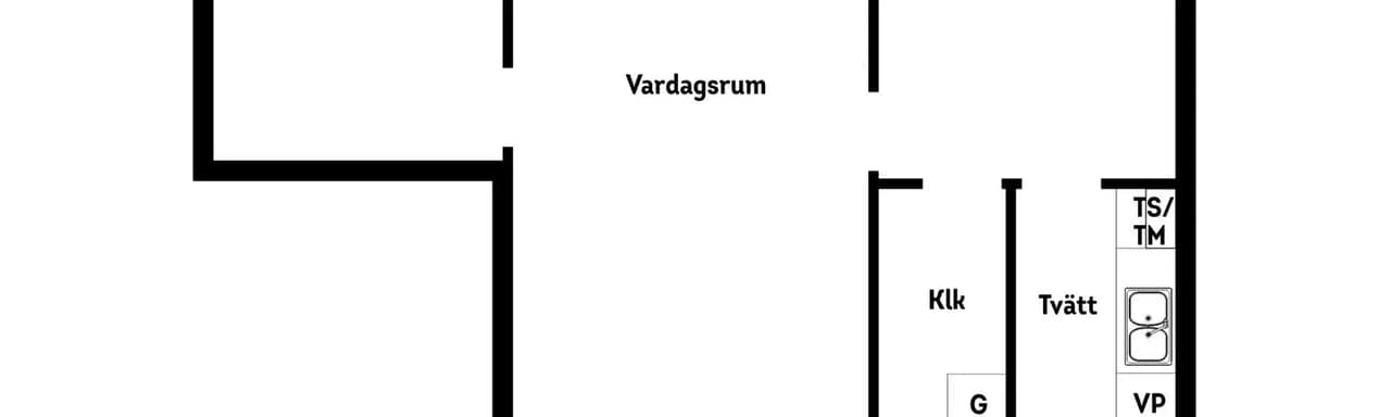 Floor plan for Östra porten 25