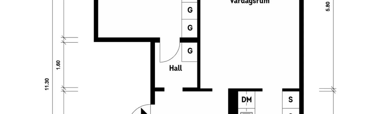 Floor plan for Bäckebolslyckan 27