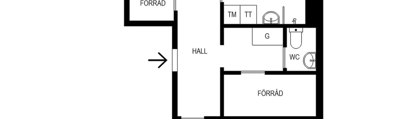 Planritning för Lötsjövägen 63