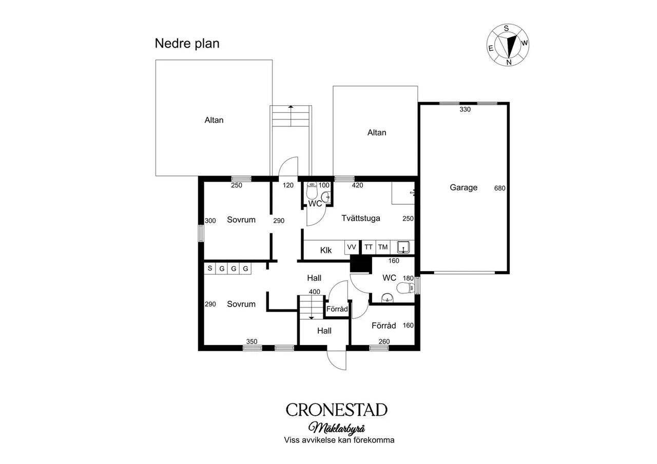Floor plan for Fjällbogatan 89