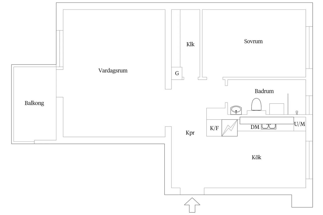 Floor plan for Plåtmyntsgatan 27