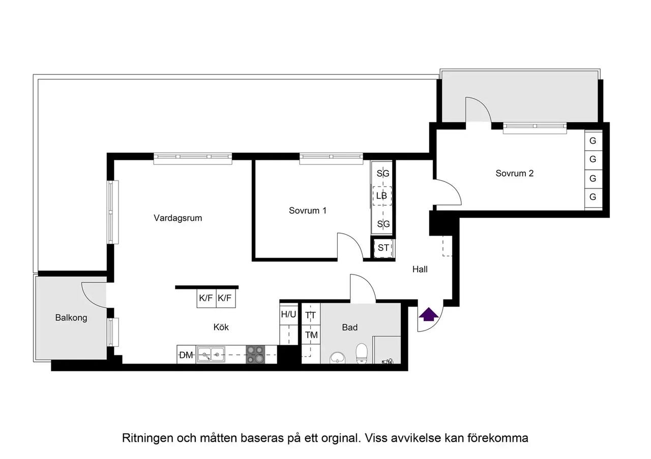 Floor plan for Boulevarden 27
