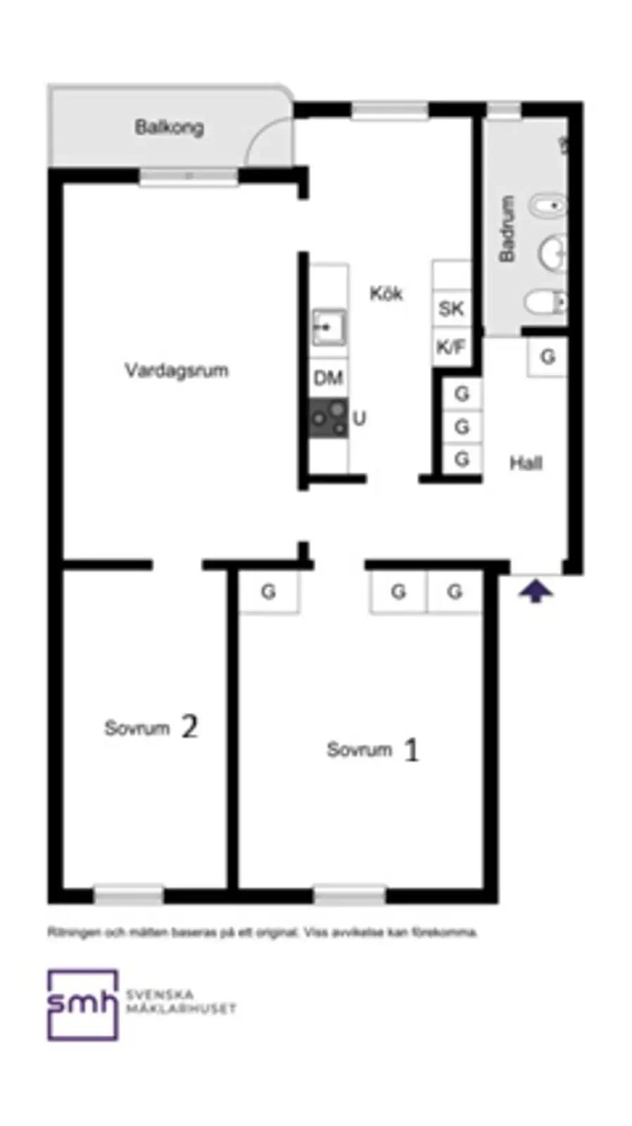 Planritning för Bjursätragatan 113