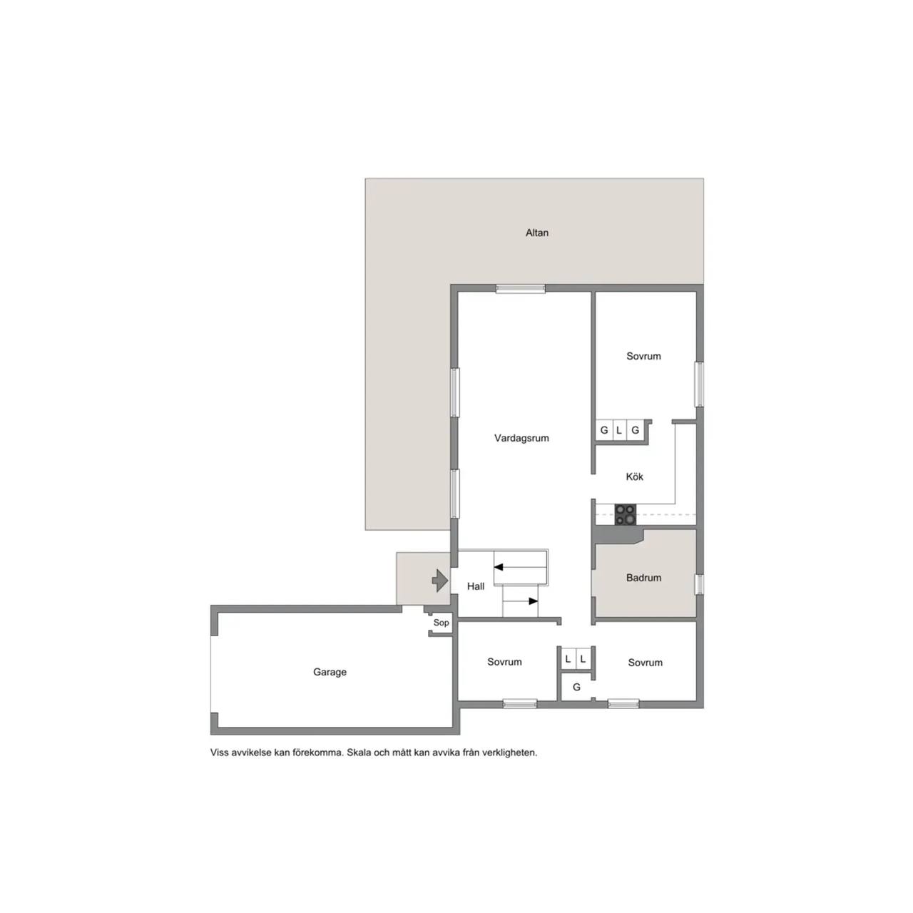 Floor plan for Risgatan 1