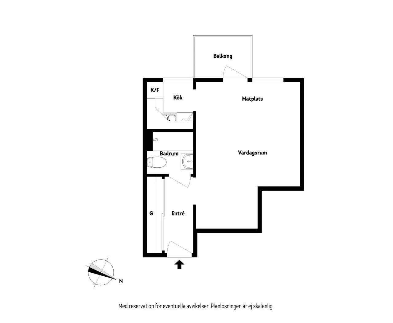 Planritning för Fribergsgatan 8
