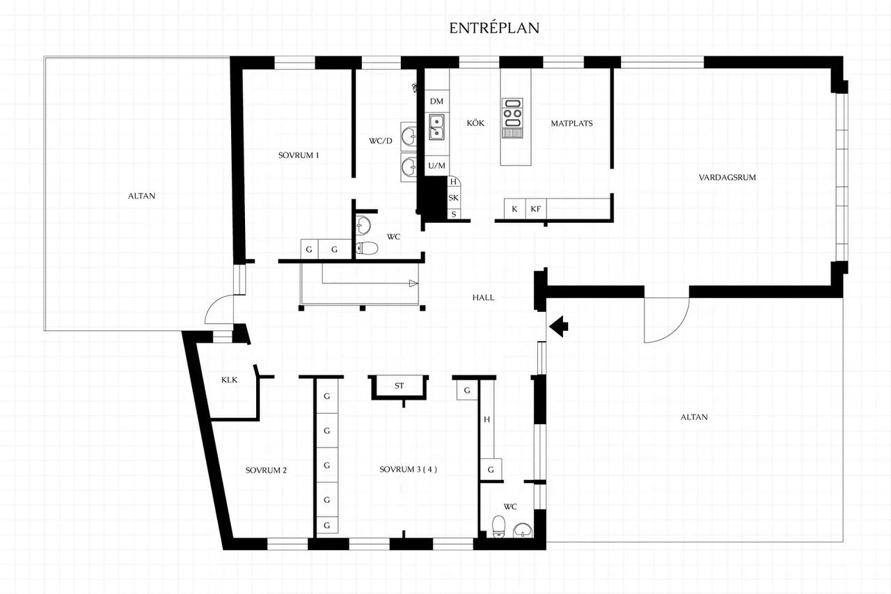 Floor plan for Movägen 2