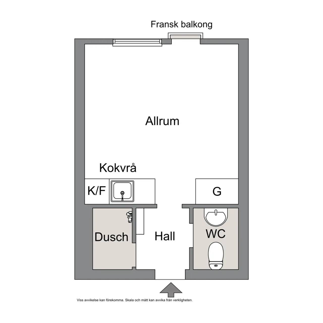 Floor plan for Jönåkersvägen 5