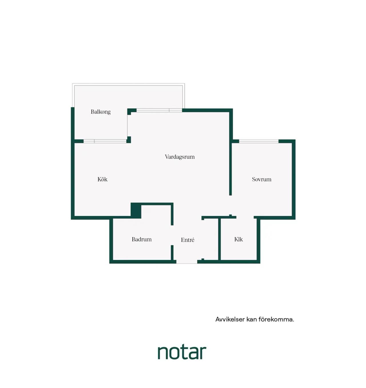Floor plan for Hammars Parkväg 5