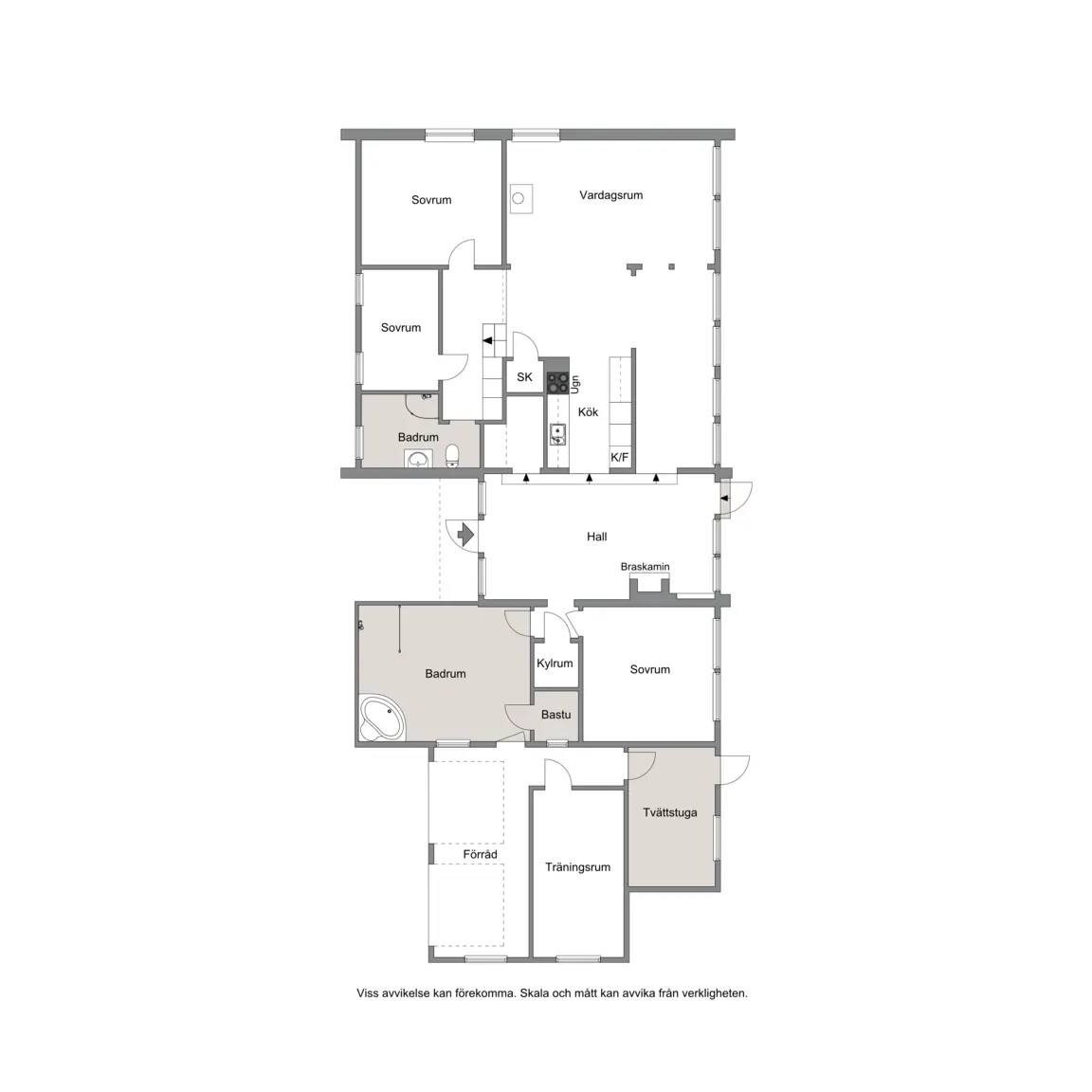 Floor plan for Lotsvägen 10