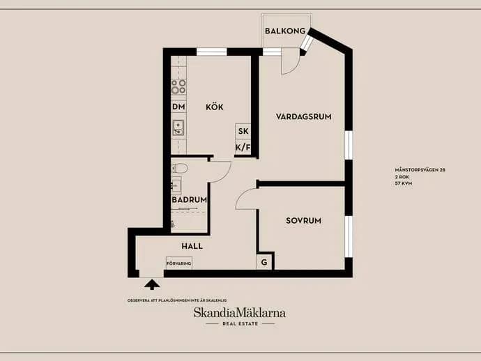 Floor plan for Månstorpsvägen 28
