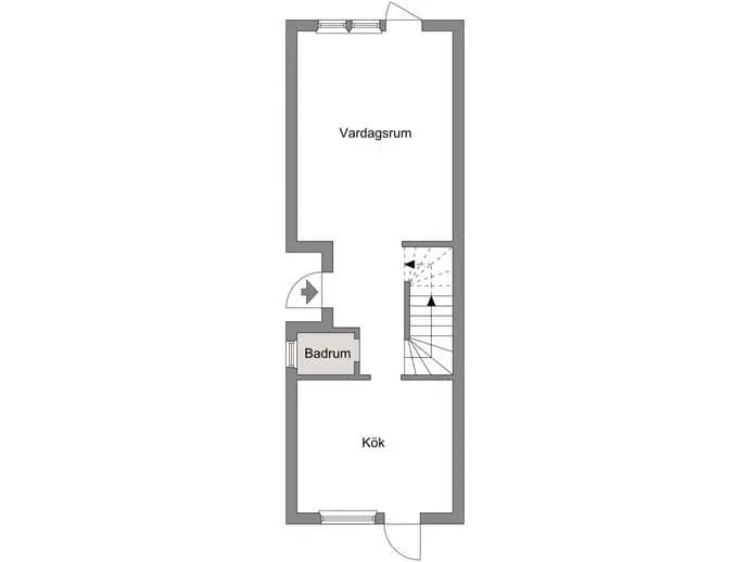 Planritning för Silkeborgsgatan 69