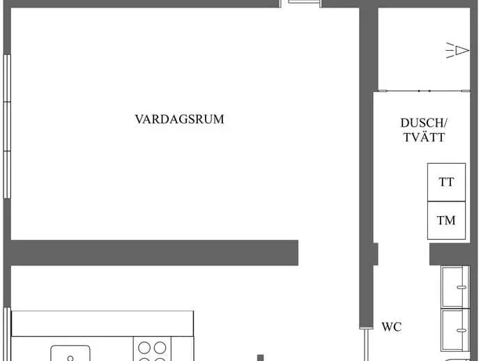 Planritning för Plankgatan 26