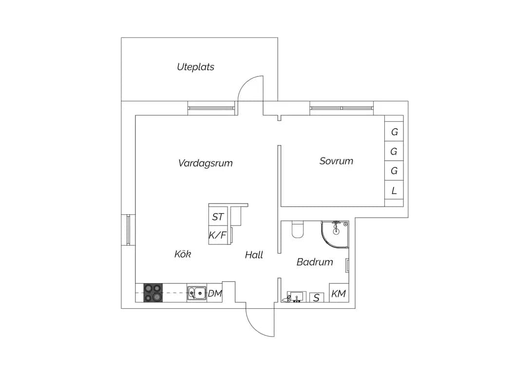 Planritning för Kvarnbygatan 39