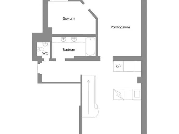 Floor plan for Kronobergsgatan 7