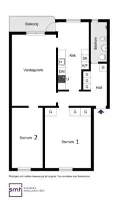 Floor plan for Bjursätragatan 113