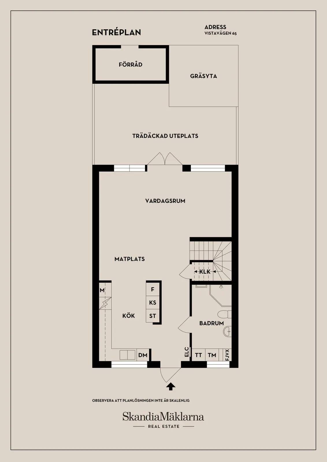 Floor plan for Vistavägen 65