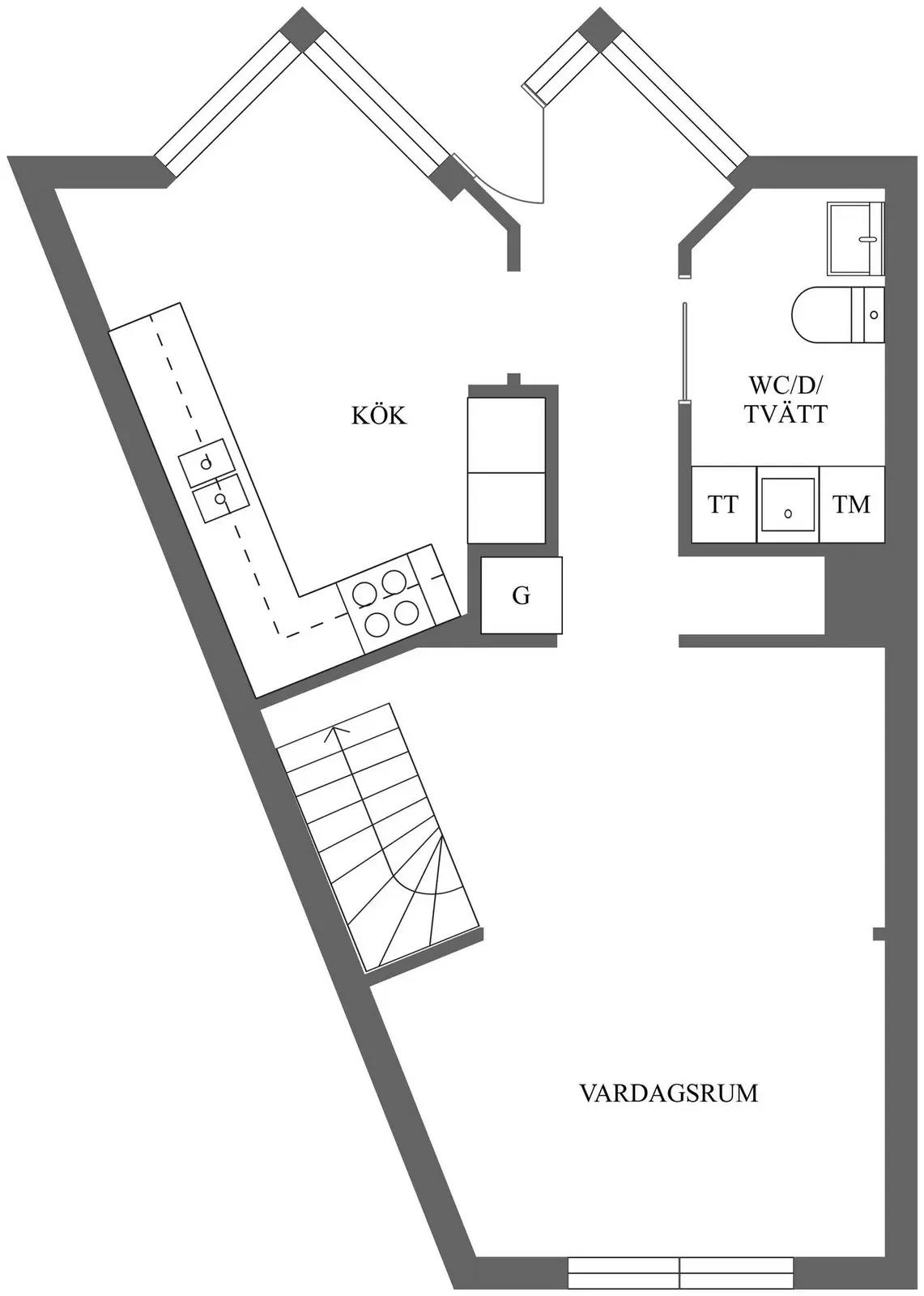 Planritning för Mandelblomsvägen 69