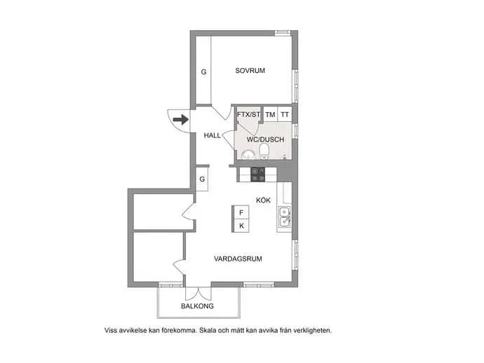 Floor plan for Lyngsåsa 8