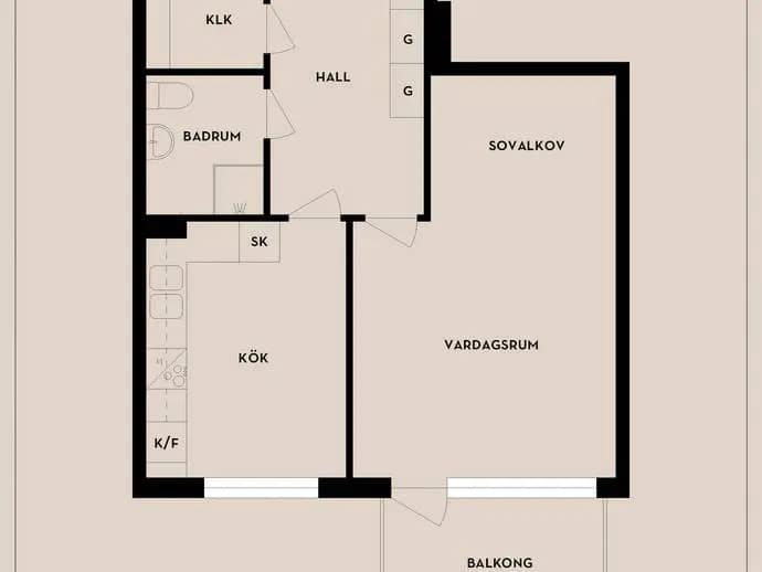 Floor plan for Tornslingan 31