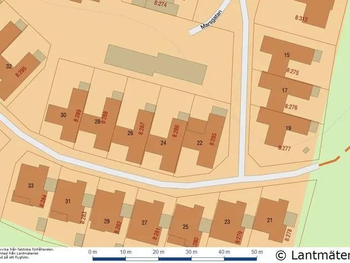 Floor plan for Marsgatan 24